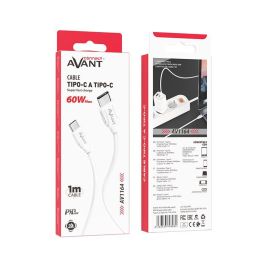 AVANT CONNECT Cable USB Tipo C a Tipo C PD 60W con Carga Rápida de 3A para Carga y Sincronización Rápida de Dispositivos