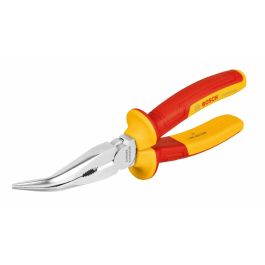 BOSCH PROFESSIONAL AAAXK83882 Alicates de Boca Larga Acodados VDE, 200 mm, Aislados 1000 V, Protección Eléctrica