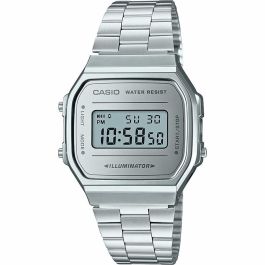 Reloj Hombre Casio A168WEM-7EF Gris Plateado Precio: 41.68999945. SKU: S0449578