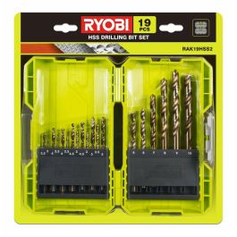 Ryobi Caja Apilable para 19 Brocas de Taladro HSS de Metal, Set con Medidas de 2 a 10 mm. Ideal para Trabajo en Metal. Precio: 35.69000028. SKU: B1J9VQ395Y
