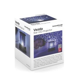 Proyector Led Estrellas Vezda Innovagoods Ancho 11 cm Alto 12 cm Largo 11 cm