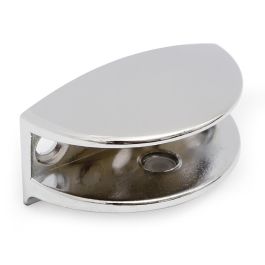 Herrajes Fab.Nacional Soporte Media Luna para Cristal 10mm Cromo, Pack de 2 Unidades Precio: 1.49999949. SKU: B12Q46FBN5