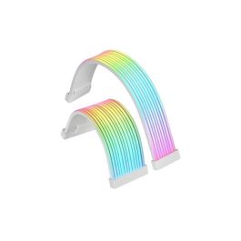 Mars Gaming Funda ARGB para Cable de Alimentación MCA-16X GPU 16pin (8+8) Iluminación Personalizable