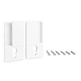 CERRAD/PICAP. MAGNETICOS Manilla Wave Enrasada para Puerta Corredera con Cerradura Cilindro Europeo - Cromo Satinado, Negro o Blanco Mate