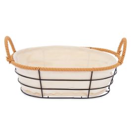 Cesta Ovalada Kinvara con Asas de Metal - 28.5x14x19.5 cm, Color Natural (24 Unidades) Cesta Ovalada Kinvara con Asas de Metal - 28.5x14x19.5 cm, Color Natural (24 Unidades)