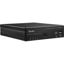 Shuttle Barebone XPC slim DH610 Mini PC barebone 1.3L Black para Intel LGA 1700, DDR4-SDRAM, M.2, SATA