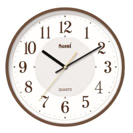 SAMI Reloj de Pared HQ TAIWAN Redondo 30 cm en Madera de Nogal Precio: 14.399. SKU: B18EAH49Q2