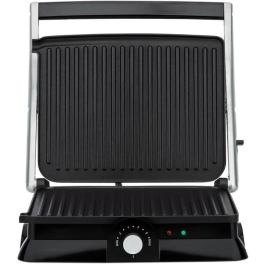 Hkoenig Plancha Eléctrica para Carne GR20 - 2000W, Acero Inoxidable y Negro