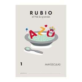 Rubio Cuaderno de Caligrafía Mayúsculas 1 para Niños a Partir de 3 Años Aproximación a las Letras Claras 3x298x211mm Precio: 3.5000004. SKU: B152KZ24FE