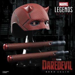 Hasbro Marvel Legends Máscara y Bastón de Daredevil: Born Again para Juego de Rol y Colección Premium para Fans +14 Años