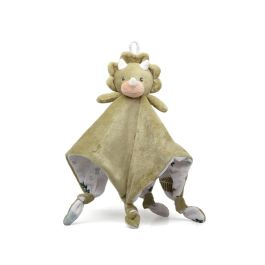 KioKids Doudou Dinosaurio Verde de Apego para Bebé Recién Nacido, Peluche Suave de Poliéster que Calma y Da Seguridad +0 meses