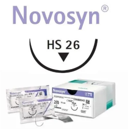 Braun Novosyn Violet 3-0 Hs26 Sutura Sintética Absorbible 70 cm 36 Unidades Precio: 216.5000002. SKU: B163AFCVXF