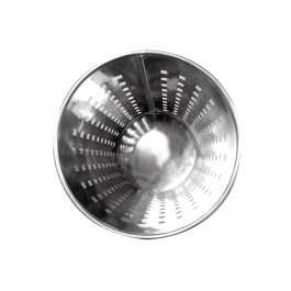 Q-connect Papelera Metálica Cromada Perforada 250x325 mm