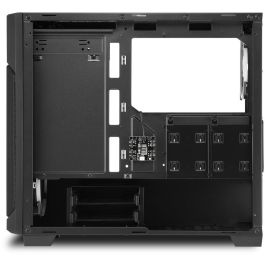 Sharkoon V1000 RGB Micro Torre Negra con 3 Ventiladores LED RGB 120mm Preinstalados, Caja PC Micro-ATX, GPU 40cm