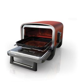 Ninja OO101EU Horno de Pizza Eléctrico 8 en 1 Leña con Placa Pro-Heat, Piedra para Pizza y 6 Posiciones