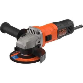Black+Decker Mini amoladora 710W Ø115mm BEG010-QS con protección contra rearranque y arranque suave