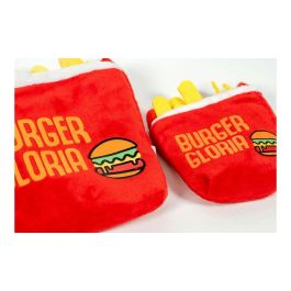 Gloria Peluche para Perro Patatas Fritas con Sonido Crujiente Blanda para Razas Pequeñas y Medianas