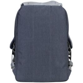 Rivacase 7567 Mochila Portátil 17.3 Pulgadas Prater - Protección Antirrobo, Carga USB, Gris Oscuro