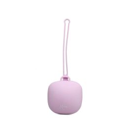 KioKids Portachupetes de Silicona Lavanda para 1 chupete, con Lazo para Colgar, Higiénico y Seguro, Apto Lavavajillas y Esterilizador, para Bebés +0 meses
