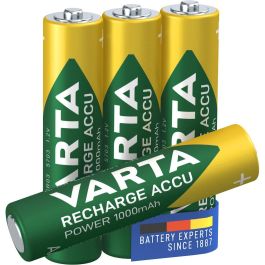 Varta 5703301404 Pilas Recargables Ni/MH HR03 AAA 1000mAh Accu Power 4uds Precio: 13.50000025. SKU: B17YAFCE3R