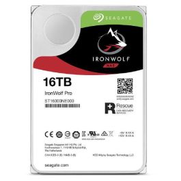 Seagate IronWolf Pro Disco Duro Interno 3.5 pulgadas 16 TB SATA 6Gb/s para NAS y Sistemas RAID Empresariales 24/7 Alto Rendimiento