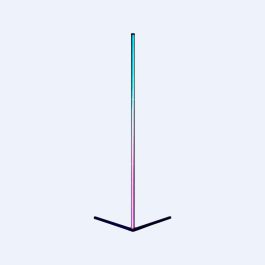 Lámpara de Pie KSIX 12 W 220-240 V 140 cm Lámpara de Pie KSIX 12 W 220-240 V 140 cm