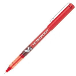 Pilot Roller Tinta Líquida V-5 Hi-Tecpoint Rojo 0.5mm Bolígrafo de Aguja para Escritura Prolongada con Visor de Tinta Precio: 1.9499997. SKU: BIXNV5R