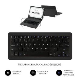 SUBBLIM Funda Tablet KEYTAB PRO USB 10,1" Black
