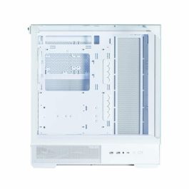 Zalman P40 Prism White Midi Tower PC, Caja de ordenador Blanco, Panel de vidrio templado, Iluminación RGB