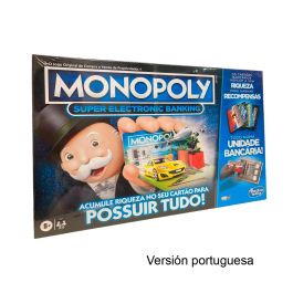 HASBRO GAMES E8978 Monopoly Super Electronic Banking Juego de Mesa en Portugués con Recompensas Únicas para +8 años Precio: 44.98999978. SKU: B1G5XG9KWB