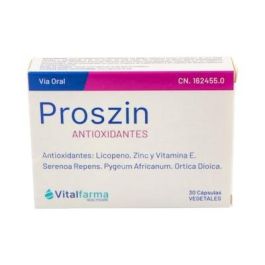 VITALFARMA Proszin 30 Cápsulas para la Salud de la Próstata con Licopeno, Vitamina E y Zinc Precio: 19.5000003. SKU: B1E625K4RN