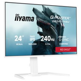 iiyama G-Master GB2471HSU-W1 Monitor Gaming 24" (60.5 cm) Full HD, Fast IPS, 240 Hz, 0.3 ms, NVIDIA G-SYNC, AMD FreeSync, Blanco Precio: 174.24. SKU: B1424N3SLT