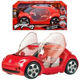 Bandai BAN3701405815356 Coche de Miraculous Ladybug Volkswagen e-Beetle