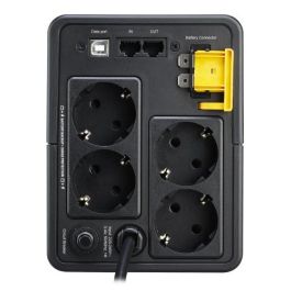 APC SAI BX750MI-GR 750VA, 230V, AVR, 4x Schuko Sockets, Negro - Sistema de Alimentación Ininterrumpida