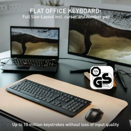 Teclado Inalámbrico Cherry JK-3000ES-2 Negro Qwerty Español