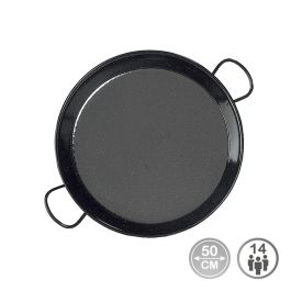 Vaello Paellera Tradicional Acero Esmaltado Ø50 cm (14 Personas) Negra Apta Cocinas de Gas Precio: 23.50000048. SKU: S6501217