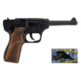 Pistola policia 8 tiros en negro 17x12x3 cm Precio: 8.49999953. SKU: S2408137