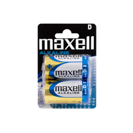 Maxell Pila Alcalina 1.5v Tipo D LR20 Blister de 2 Unidades