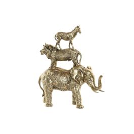 DKD Home Decor Figura Colonial de Resina Dorada 12 x 35 x 31 cm (2 Unidades) Precio: 50.99000016. SKU: B1BQ2VYMGV