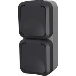Toma doble - QUARX - Aqua Pro - Exterior, vertical, IP55, 250V, 16A