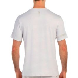 Camiseta de Manga Corta Hombre Bullpadel Bizme 012 Blanco Pádel 35-36