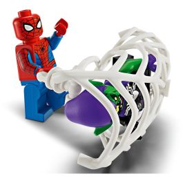 Lego Juego de Construcción Marvel Coche de Carreras de Spider-Man y Duende Verde Venomizado (Edad 7+ Años)