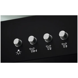 Electrolux LFT426K Campana Extractora Decorativa, 59.8 x 45 x 67.8 cm, Color Negro, Modelo ELE7333394072012