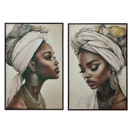 DKD Home Decor Cuadro Colonial Africana Beige Marrón 4 x 123 x 83 cm Velvet y Ps (2 Unidades) Precio: 111.94999981. SKU: B1GBFTLYYM