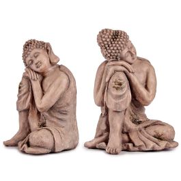 Buda Poliresina Sentado Relajado Gris Ibergarden 34.5x54.5x31 cm Precio: 80.6899995. SKU: S3610553