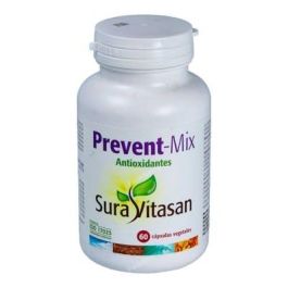 SURA VITASAN Prevent-Mix 60Cap. Complemento para Sistema Inmunitario, Antioxidante y Cardiovascular con Té Verde, Cúrcuma y Resveratrol Precio: 77.4999995. SKU: B1FJRFF8HC