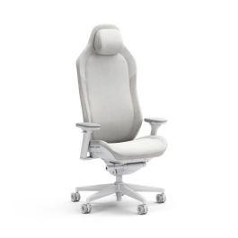 Fractal Design FD-CH-RE1F-02 silla para videojuegos Silla para videojuegos de PC Asiento acolchado Blanco