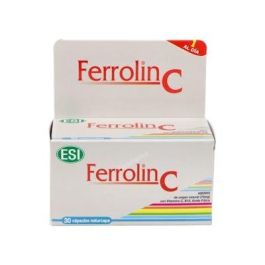 TREPATDIET-ESI Ferrolin C 30 Cápsulas: Hierro, Vitamina C, Ácido Fólico y B12 para Glóbulos Rojos y Hemoglobina Precio: 16.5. SKU: B1B9JR6PWA