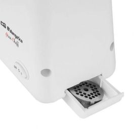 Orbegozo MP 2000 Picadora de Carne 600W, 3 Discos Acero Inox, 2 Cuchillas, Función Salchichas y Kibbe