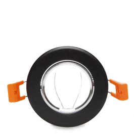 Downlight Circular GU10 Negro Ø84Mm